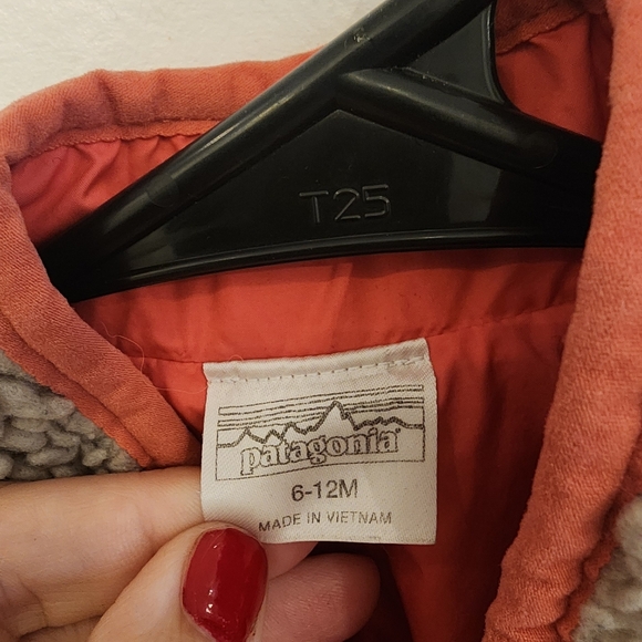 Patagonia retro x fleece vest size 6-12 months - Picture 2 of 4